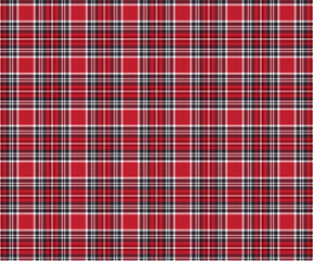 Plaid pattern, dark red, black, white, seamless background for textile. Design of clothes, skirts, pants or decorations. Vector illustration.