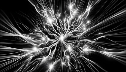 Luminous Lines of Neural Connection