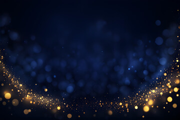 Navy glow particle