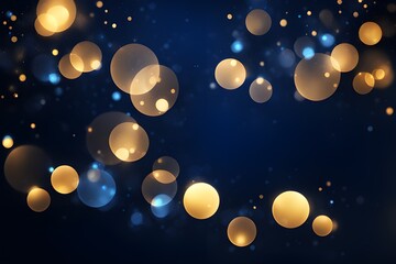 Navy glow particle
