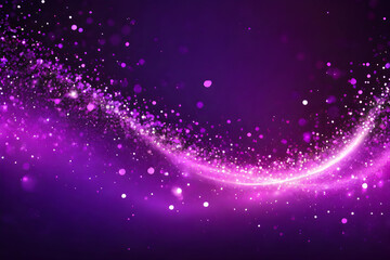 Obraz premium Purple glow particle