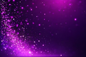 Purple glow particle