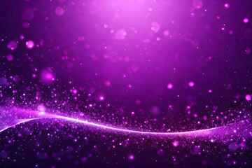 Obraz premium Purple glow particle