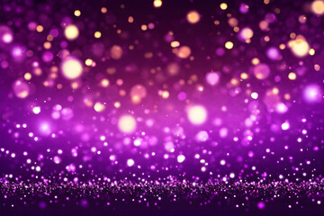 Purple glow particle