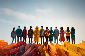 DEIB Diversity, Equity, inclusion, and Belonging concept.	
