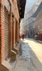 Fototapeta na wymiar Street scene, Kathmandu, Nepal