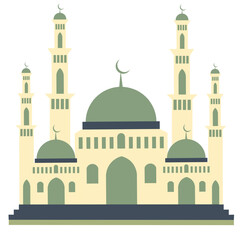 Mosque Illustration Vector