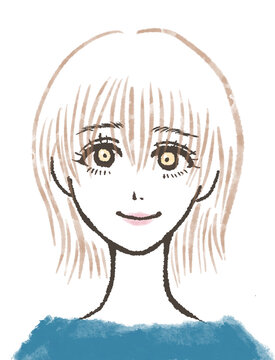 Illustration of a woman with a soft touch.