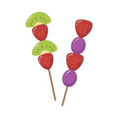 Tanghulu Beijing traditional snack in winter