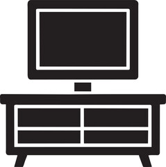 tv stand, icon