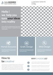 business vector template design