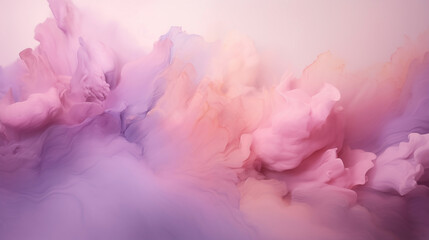 Abstract Essence: Lavender and Pink Smoke Whirls
