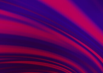 Dark Purple vector pattern with bent ribbons. An elegant bright illustration with gradient. New composition for your brand book.