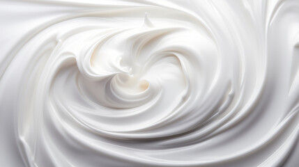 Creamy Texture Close-Up - A White, Smooth. Generative AI.