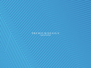 Blue abstract background with modern corporate concept. Garadien line pattern. Vector horizontal template for digital luxury business banner, contemporary formal invitation, certificate, etc.