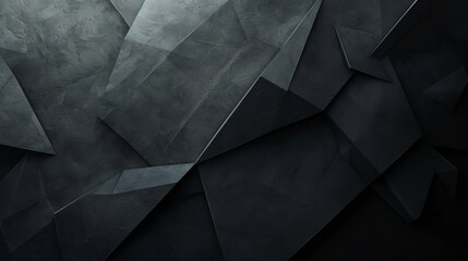 Dark textured background with a complex polygonal pattern. - obrazy, fototapety, plakaty
