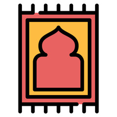 Sajadah icon, prayer rug, sajadah illustration, islamic prayer mat, sajadah symbol, prayer rug graphic, islamic worship mat, sajadah design, islamic prayer rug, prayer rug icon, sajadah icon design, p