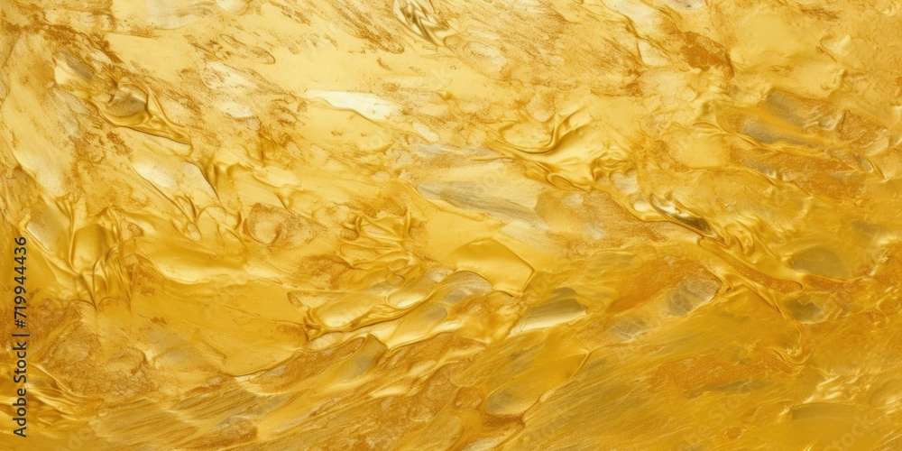 Poster A close-up view of a yellow marble surface. This image can be used for various design projects and backgrounds