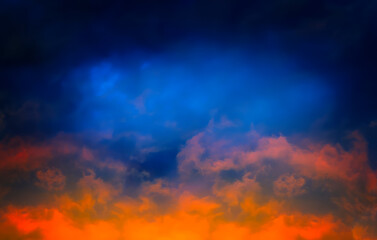 Toned Clouds Background