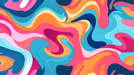 Abstract seamless doodle background, artistic backdrop