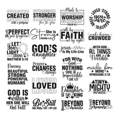Fototapeta premium 23 Christian Design Bundle