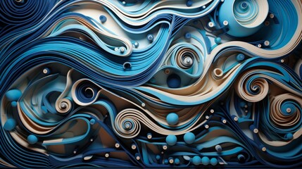 Obraz premium 絵具アブストラクト背景,Generative AI AI画像