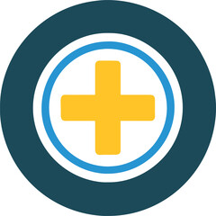 Fototapeta premium swap icon vector on circle button design in color, icon