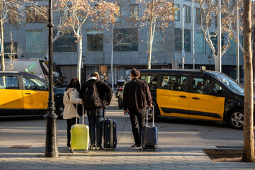 Fototapeta premium de viaje en Barcelona