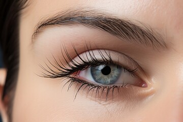 Fototapeta premium close up of a female eye