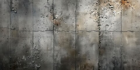 Aged grunge wall weathered and textured perfect for abstract vintage background. Old concrete and cement surfaces with dark and rusty details. Retro inspired empty backdrop cracks dirt