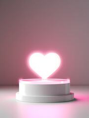 Simple product booth, podium, stage, product commercial photography background, cosmetics booth, promotional event