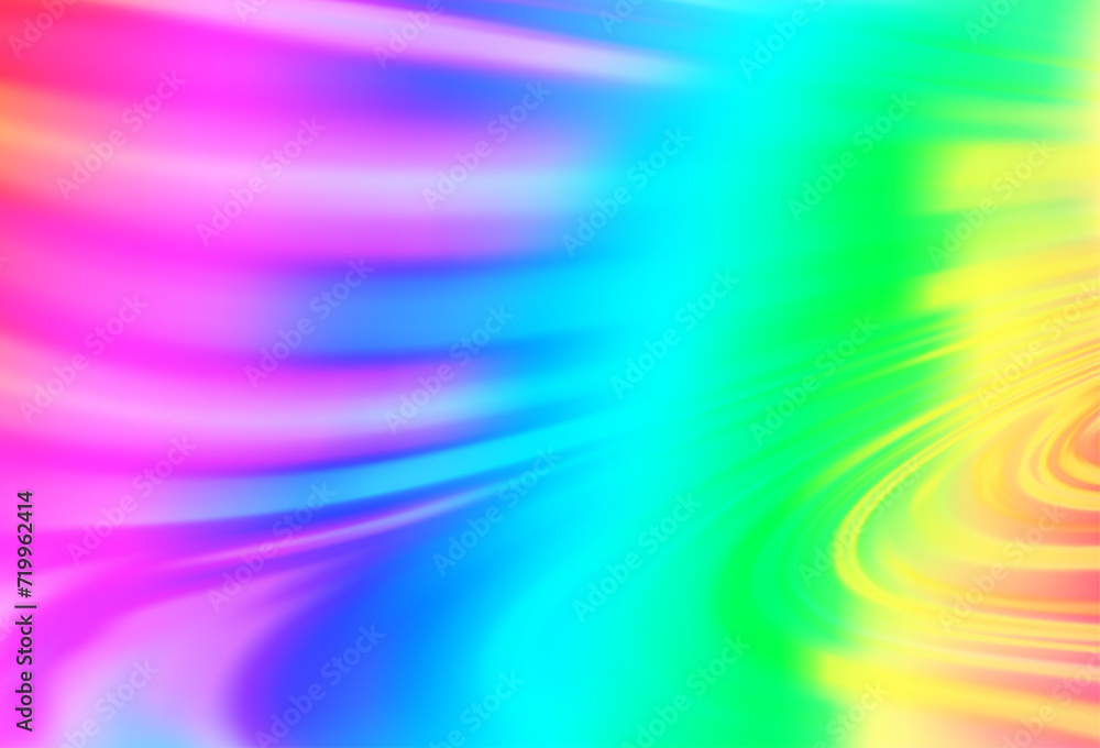 Poster light multicolor, rainbow vector pattern with lava shapes.
