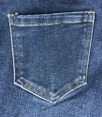 Jeans pocket as a background