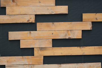 background of wood and decorative wooden products