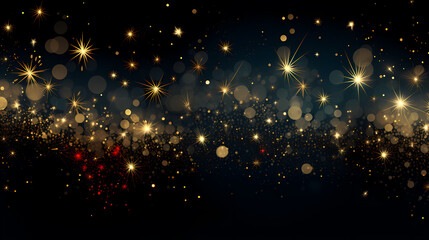 Fototapeta premium Beautiful fireworks background at night for holiday decoration