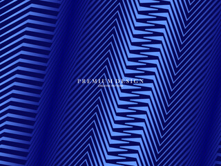 Blue abstract background with modern corporate concept. Garadien line pattern. Vector horizontal template for digital luxury business banner, contemporary formal invitation, certificate, etc.