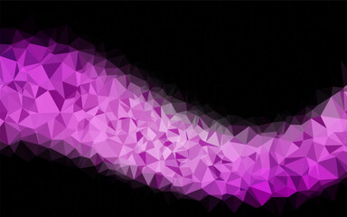 Light Purple vector abstract mosaic background. Colorful illustration in abstract style with gradient. Template for a cell phone background.