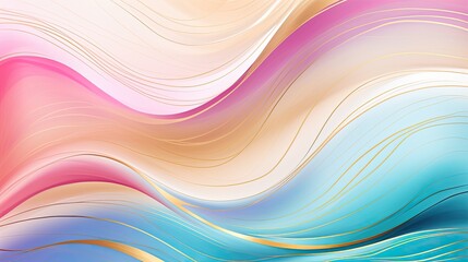 Colorful Paper Wallpaper with Purple, Blue, Pink, Light Gold, and Light Aquamarine Accents. GenerativeAI