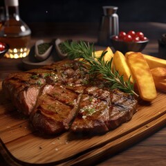 steak for menu food restaurant