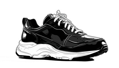 shoes isolated on white background.