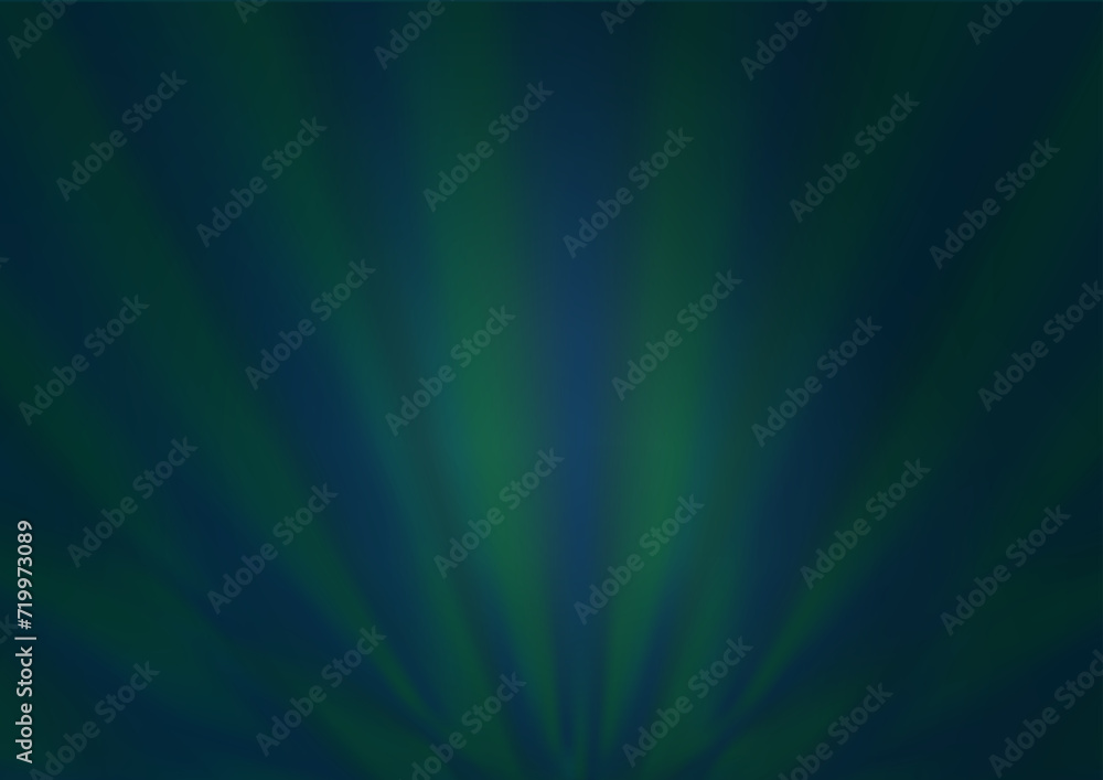 Poster Dark BLUE vector bokeh and colorful pattern. A vague abstract illustration with gradient. The blurred design can be used for your web site.