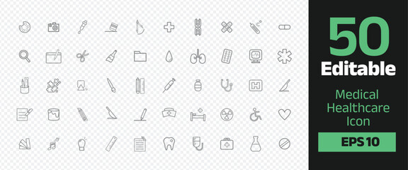 Medical and Healthcare icon collection