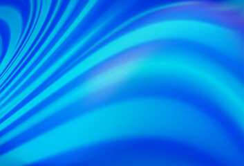 Light BLUE vector template with lines, ovals.