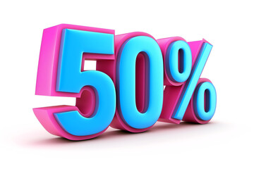 50% sales illustration, AI generated