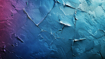 Colourful shattered glass with a purple to blue gradient.