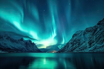 Fototapeta premium Photography of Aurora Borealis