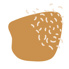Abstract blob background 