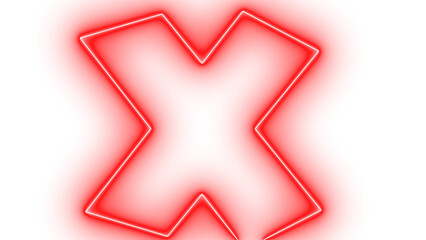 Red X PNG, Red X PNG transparent images, Glowing red neon light X wallpaper, neon light X wallpaper, Red X Transparent