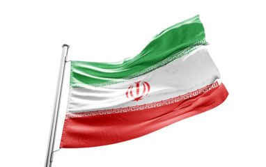 Iran Flag independence day banner poster template celebration