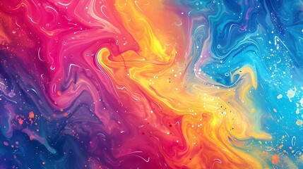 abstract Holi background, liquid colors.